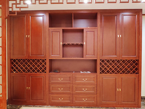 许昌中式家居装修之中式酒柜装修效果图