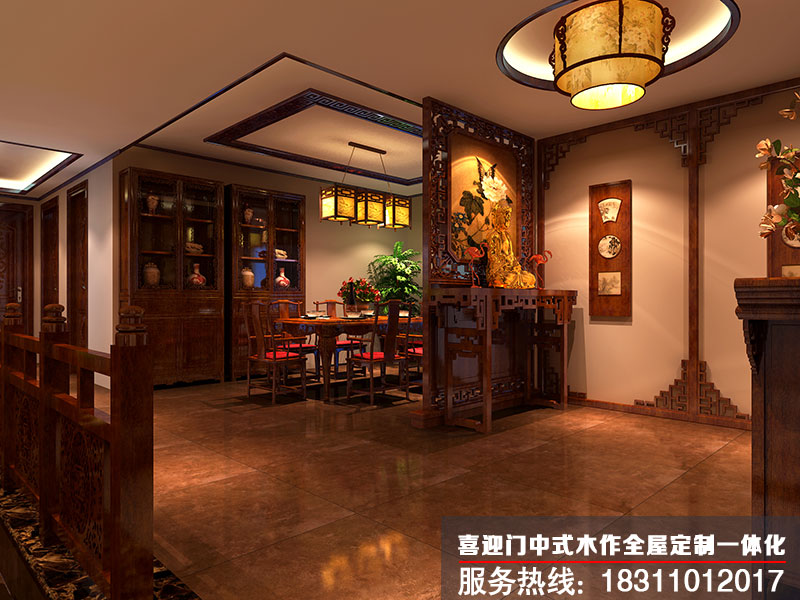 中式餐厅设计图片