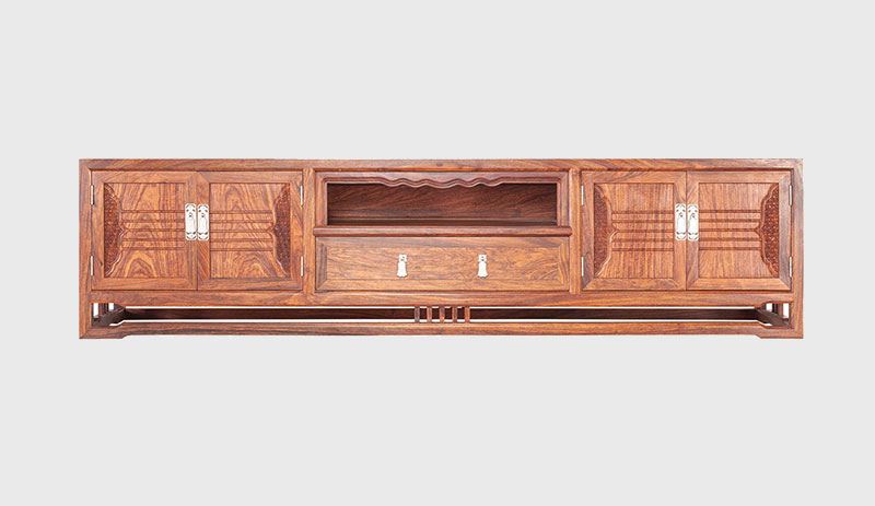 许昌刺猬紫檀电视柜低柜现代中式全实木电视柜客厅高低柜