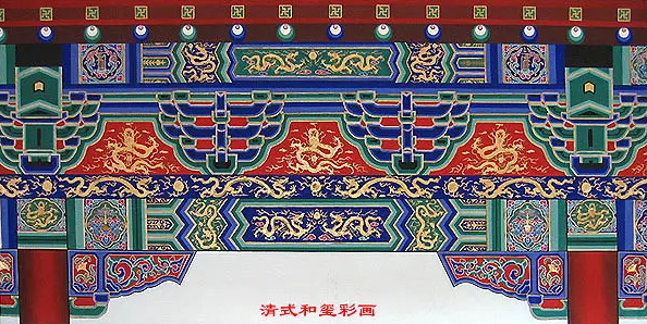许昌中国建筑彩画装饰图案